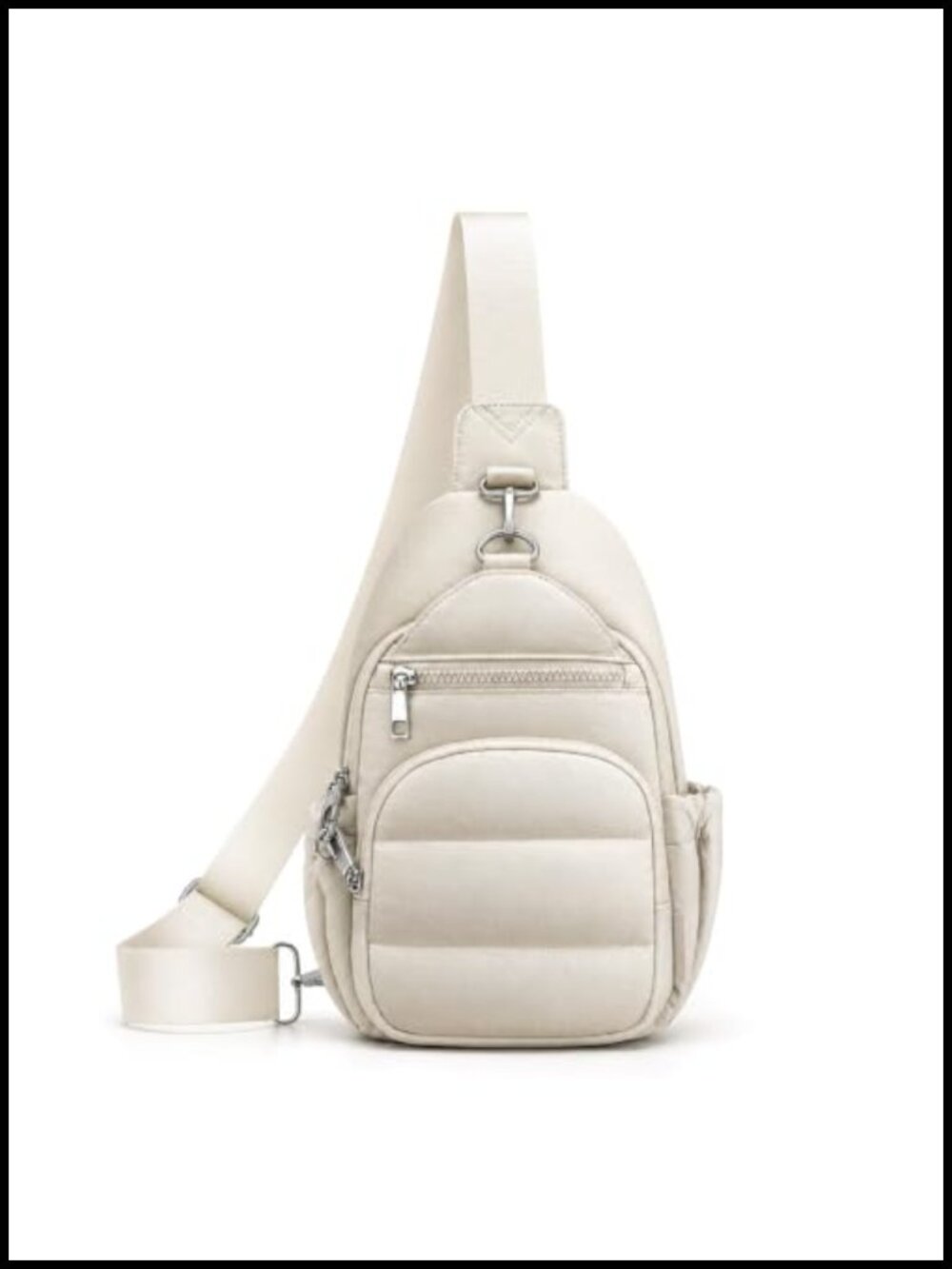 Small Sling Bag RFID Anti-Theft Crossbody Travel Puffer Water-Resistant
